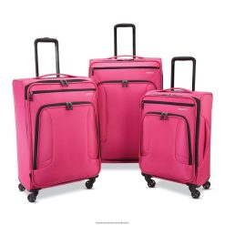 4 Kix 3 Piece Set American Tourister 06X06B79 Pink Luggage