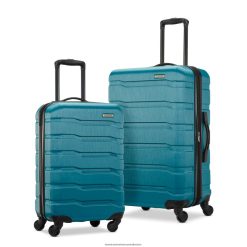Color Blast 2 Piece Set American Tourister 06X06B1 Teal Luggage