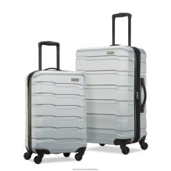 Color Blast 2 Piece Set American Tourister 06X06B3 Silver Luggage