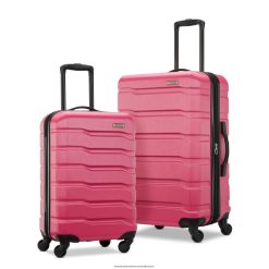 Color Blast 2 Piece Set American Tourister 06X06B4 Fuchsia Pink Luggage