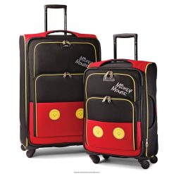 Disney Mickey Mouse 2 Piece Set American Tourister 06X06B31 Mickey Mouse Pants Luggage