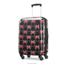Disney Minnie Bows 20'' Spinner American Tourister 06X06B114 Minnie Mouse Red Bows Luggage