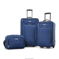 Fieldbrook XLT 3 Piece Set American Tourister 06X06B116 Navy Luggage