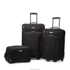 Fieldbrook XLT 3 Piece Set American Tourister 06X06B117 Black Luggage