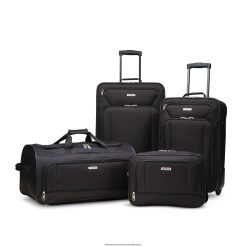 Fieldbrook XLT 4 Piece Set American Tourister 06X06B94 Black Luggage
