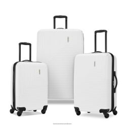 Groove 3 Piece Set American Tourister 06X06B107 White Luggage