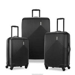 Groove 3 Piece Set American Tourister 06X06B109 Black Luggage