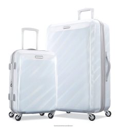 Moonlight 2 Piece Set (CO/L) American Tourister 06X06B22 Iridescent White Luggage