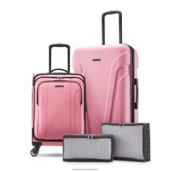 Troupe Duo 4 Piece Travel Set American Tourister 06X06B131 Pink Lemonade Luggage