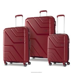 Upland 3 Piece Set American Tourister 06X06B9 Deep Red Luggage